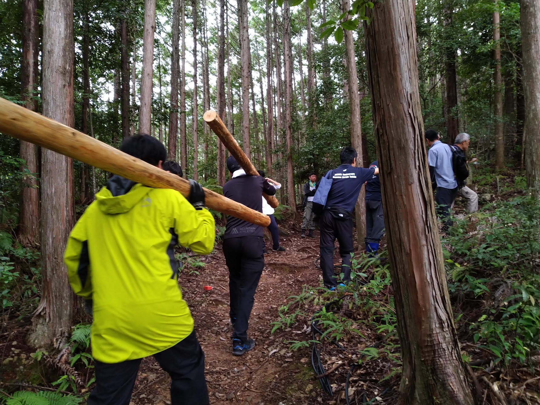 熊野古道修繕活動