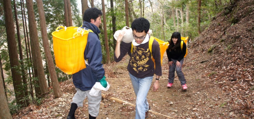 熊野古道修繕 一般財団法人さわかみ財団