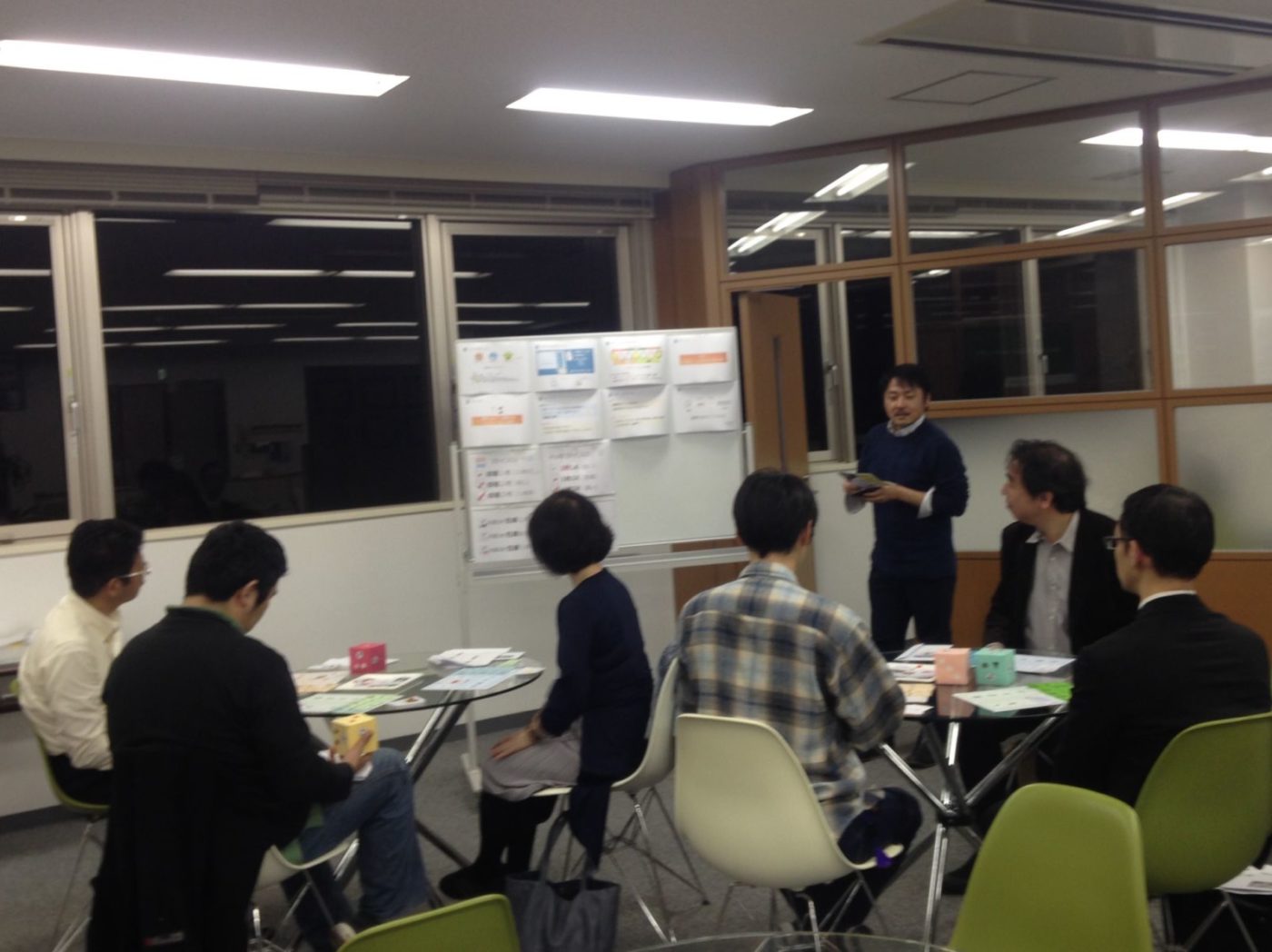かたおかさんが司会